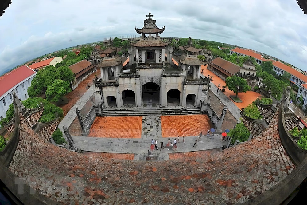 Phat Diem Cathedral renowned as the Catholic pilgrimage site in northern Vietnam